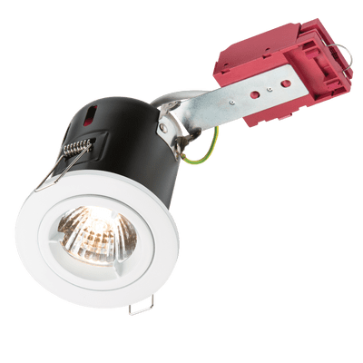 FIRE RATED DOWNLIGHT GU10 FIXED WHITE