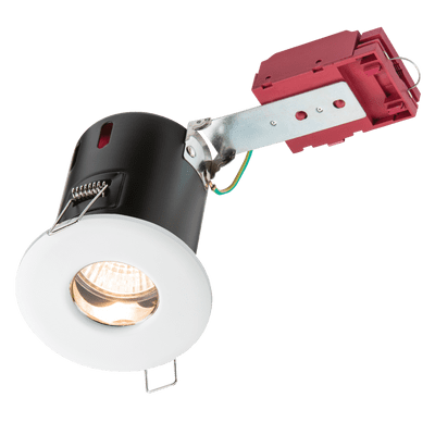 FIRE RATED  DOWNLIGHT GU10 IP65 SHOWER  WHITE