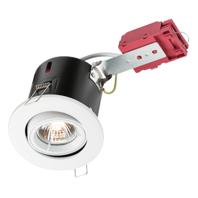 FIRE RATED DOWNLIGHT GU10 TILT WHITE
