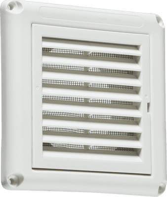 Fixed grille 100mm white