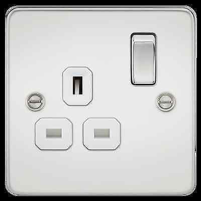 FP polished mirror chrome flat plate slim socket switch toggle USB 