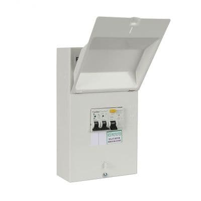 Fusebox 2 WAY RCD Garage unit F100GRA