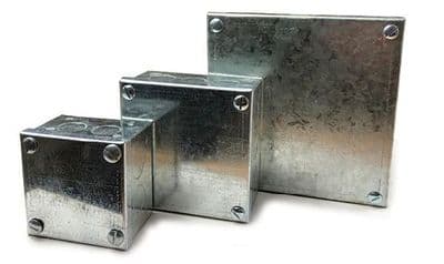 Galvanised Adaptable Boxes With Knockouts