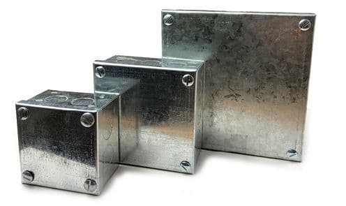 Galvanised Adaptable Boxes With Knockouts