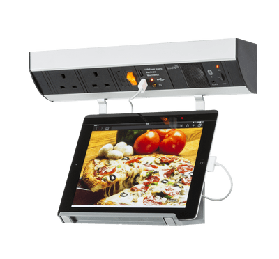 KITCHEN UNDER CABINET 2G SOCKET STATION  USB CHARGING AUDIO SYSTEM FOR IPAD