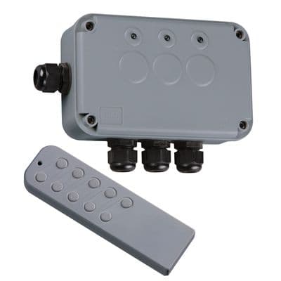 Knightsbridge IP663G Outdoor Remote Controlled Wireless Lighting Switch Box Kit