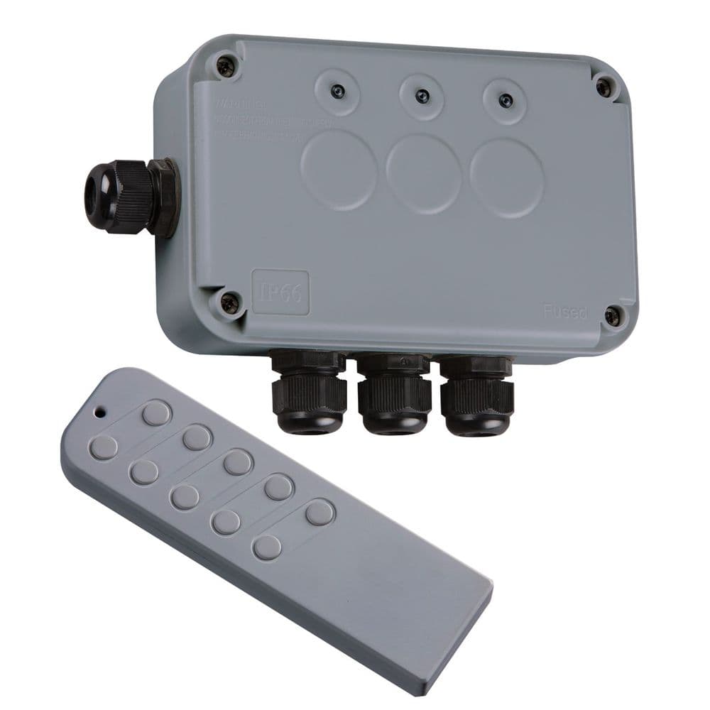 Knightsbridge IP663G Outdoor Remote Controlled Wireless Lighting Switch ...