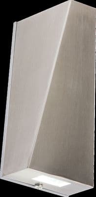 LED outdoor wall light 6 watt up down modern stainless steel IP44
