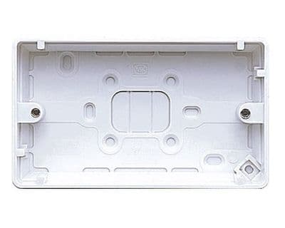 MK K2142	2 Gang 30mm Surface Box - White