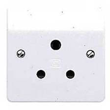 MK K772	15 Amp Round Pin Socket - White