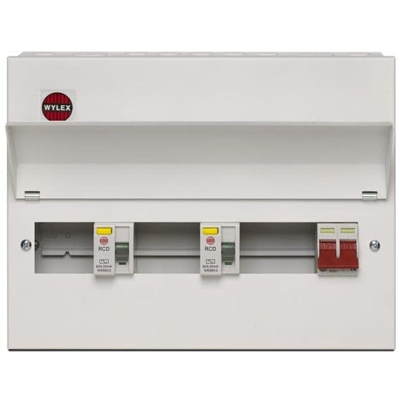 New Amendment 3 all Metal Consumer Unit Wylex 15 Way High Integrity Dual RCD