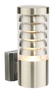Saxby 13921 TANGO 11W Brushed Stainless Steel Indoor/Outdoor IP44 Wall Light