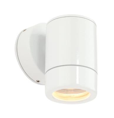 Saxby ST5009W ODYSSEY Single Gloss White outdoor down IP44 Wall Light