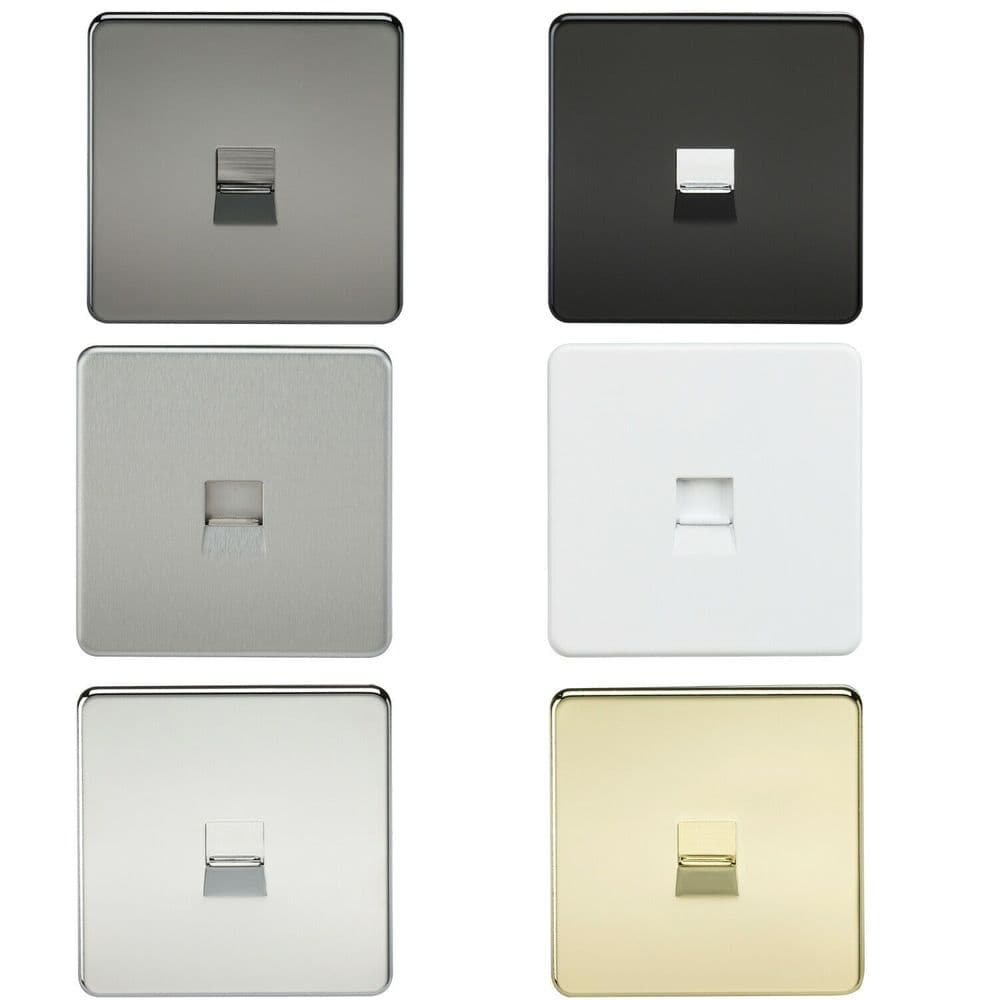 SCREWLESS Telephone Extension Socket Slimline SF7400