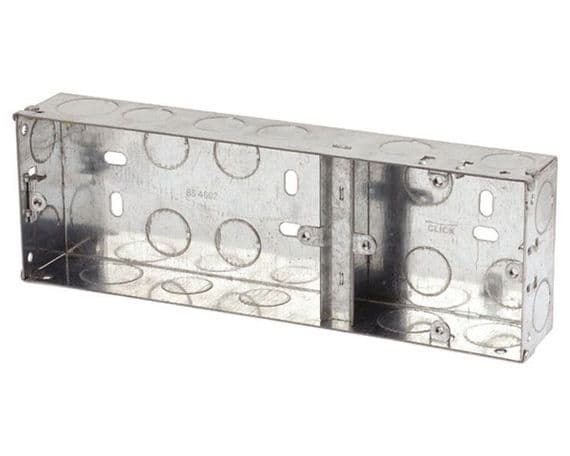 triple combined box ( 1x single 1 x double ) flush 35mm