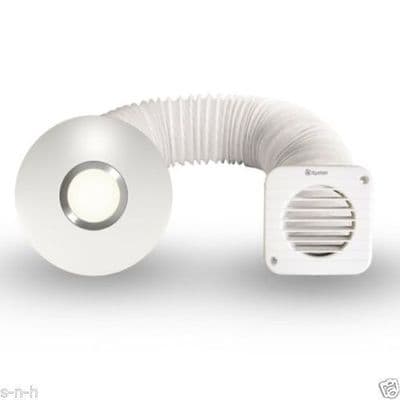 Xpelair 93087AW Simply Silent LED INLINE Shower Fan With Light SSISFC bathroom