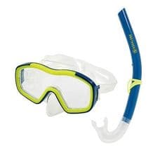 Aquasphere Raccoon Mask & Snorkel Junior - Trans-Blue-Yellow
