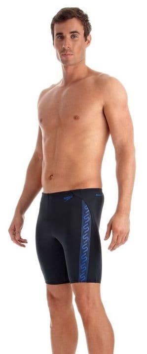 New Speedo Monogram Jammer Senior Swimwear Uv Protection Men'S Sports Aquashort