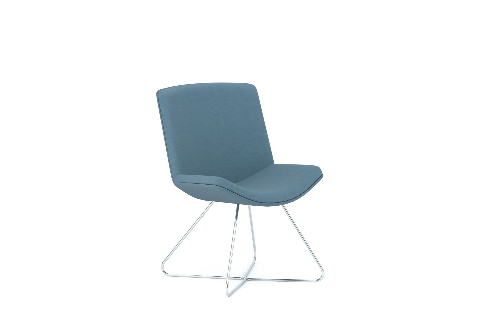 Pledge Spirit Lounge Fully Upholstered Mid Back Lounge Chair With Wired ...