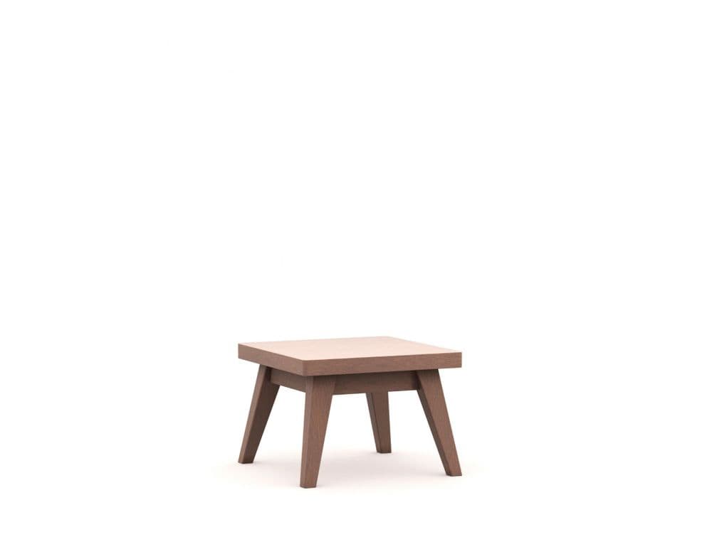 Pledge Xross Square Table Wooden Frame