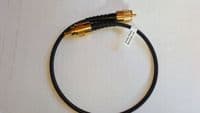 COAX EXTENSION CABLE OF 5  MTS WITH RG 58 MX & GOLD TIP PL259 PREMIUM