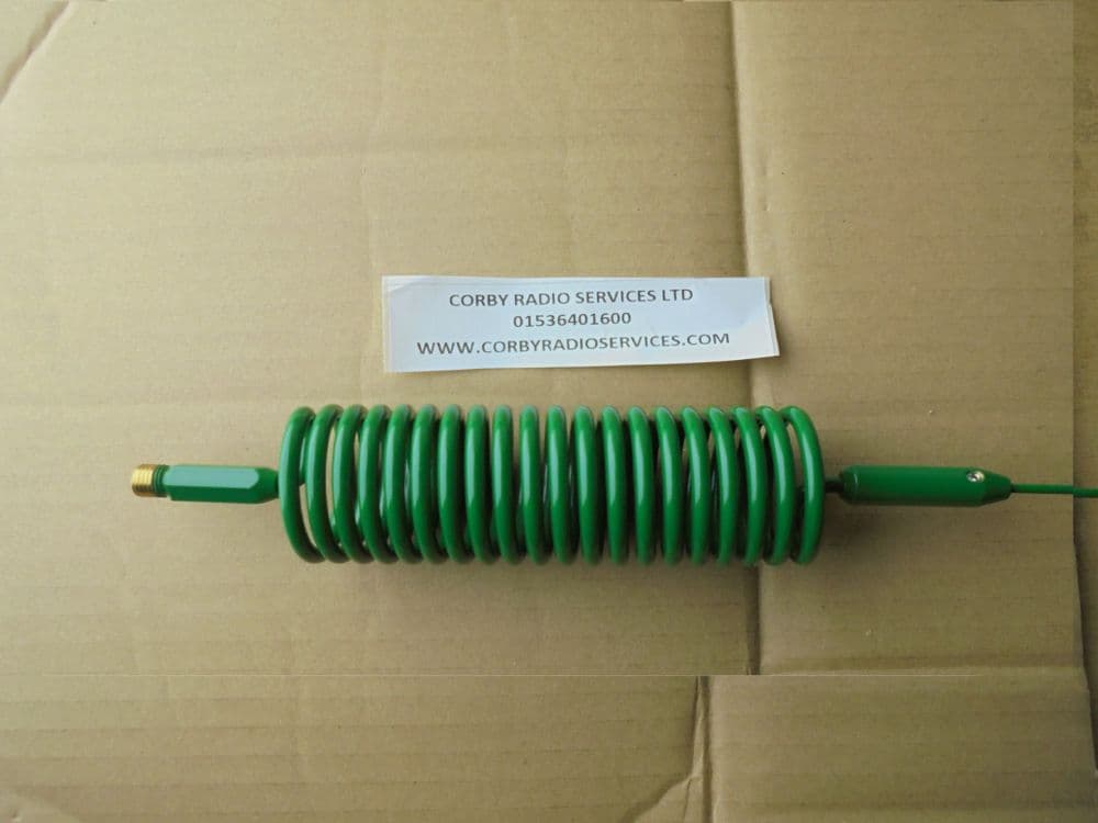 MINI SPRINGER GREEN WHIP 27MHZ CB RADIO 3/8" FITTING aerials