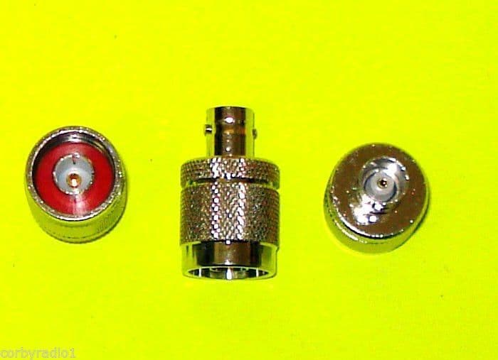 N TYPE to BNC Fem ADAPTER 2 WAY RADIO RF test equipment CONNECTOR BASE
