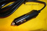 TAXI ROOF LIGHT CABLE with plug & 3 mts  of cable fitted  UK dc fused power plug