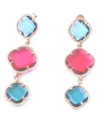 Alhambra Drop Silver Earrings