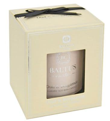 Baltus Oud & Bergamot Scented Soy Candle