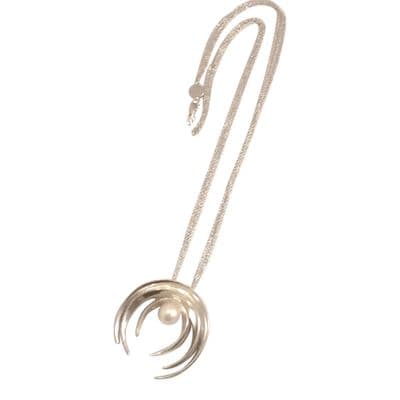 Bella Pearl Silver Neckchain