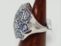 Dee Silver  Stone Cocktail Ring