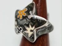 Eve Murano Silver Ring