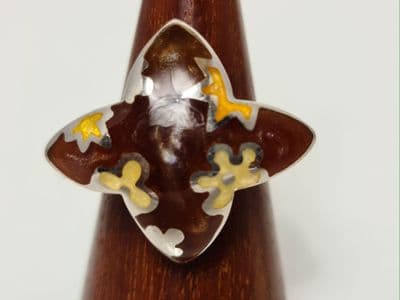 Eve Murano Silver Ring