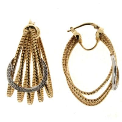 Jessica Gold  Silver  Earrings