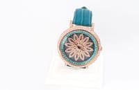 Jovial Turquoise Leather Watch