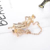 Lady Puppy Retro Brooch