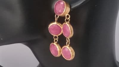 Laura Gold Plated Earrings