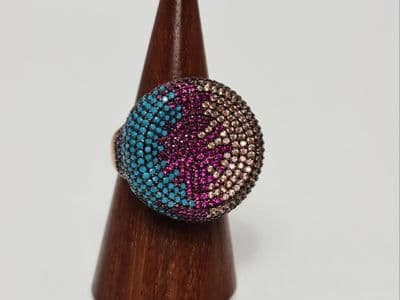 Mia Multi stone Rose Gold Ring