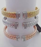 Rene Open Silver Bangles