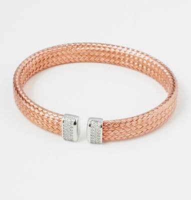 Rene Open Silver Bangles