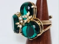 Ria Green Cocktail Ring