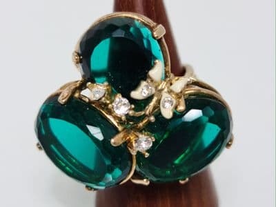 Ria Green Cocktail Ring