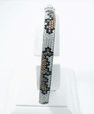 Roxy Square Silver Bangles