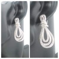 Sia  Allegra Silver Earrings