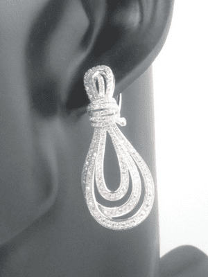 Sia  Allegra Silver Earrings