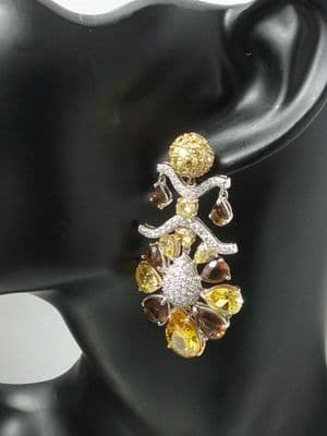 Stella Stone Silver Earrings