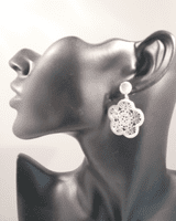 Tammy Filigree Silver Earrings