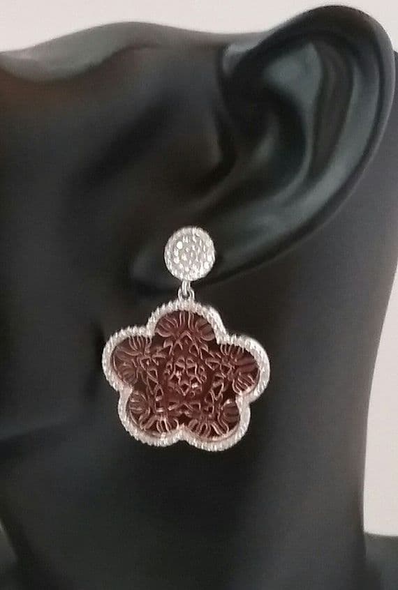 Tammy Filigree Silver Earrings