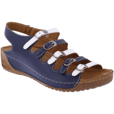 Adesso Astrid Women's Sandal - Navy White